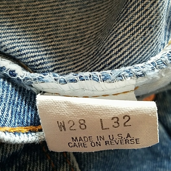 VINTAGE LEVI'S 560 ORANGE TAG TAPERED LEG - Picture 7 of 9